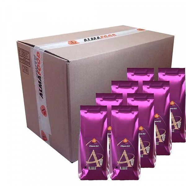Шоколад/какао-напиток растворимый "Choco 02 Mild", 1 кг х 8 шт