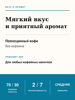 Кофе в зернах O'ccaffe Decaffeinato Professional